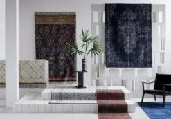 Rubie Handknotted Area Rug 5'x8' 11 Rubie Handknotted Area Rug 5'x8' -Cb2 BucatiniIvoryRugJN20