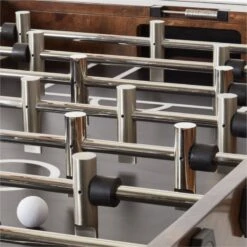 Burl Wood Foosball Table -Cb2 BurlFoosballTableAV3SSF22