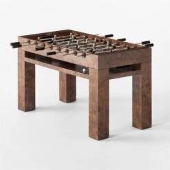 Burl Wood Foosball Table -Cb2 BurlFoosballTableAVSSF22