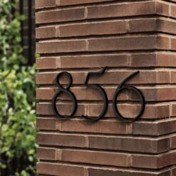 Heymland 6" Black House Number 0 -Cb2 CB2FA22 32A DET 01 var