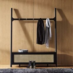 Mahogany Black Hall Tree -Cb2 CB2FA22 33B Hero