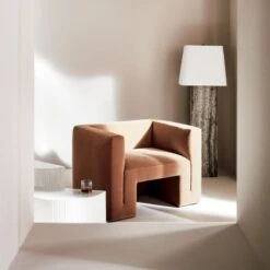 2-Piece Incovo White Half-Moon Side Table Set -Cb2 CB2FA22 EDT TEMPTED 81