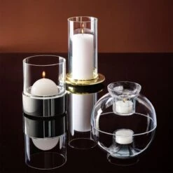 Bulbo Glass Tealight Candle Holder 8 Bulbo Glass Tealight Candle Holder -Cb2 CB2FA22 PR GF 11A hero