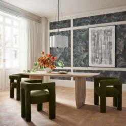 Venation Green Floral Wallpaper 8 Venation Green Floral Wallpaper -Cb2 CB2FA23 14B V2 1