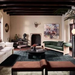 'Rocky Home' Framed Acrylic Painting Reproduction By Jeffrey Fitzgerald 61''x61'' -Cb2 CB2FA23 BID 01 V4 1