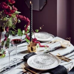 Daphne Glass Appetizer Plate Set Of 8 10 Daphne Glass Appetizer Plate Set Of 8 -Cb2 CB2HOL21 14A heroOC21 1x1