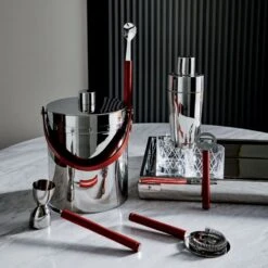 Griffith Stainless Steel Bar Tray 11 Griffith Stainless Steel Bar Tray -Cb2 CB2HOL21 19A heroOC21 1x1