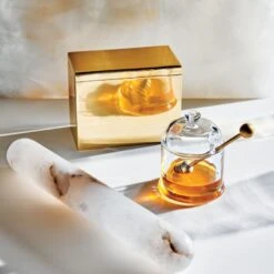 Polished Brass Recipe Box -Cb2 CB2HOL21 36B V1OC21 1x1