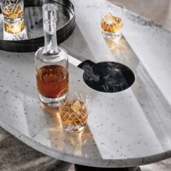 Cavale Double Old-Fashioned Glass 12 Cavale Double Old-Fashioned Glass -Cb2 CB2HOL22 02B hero 1