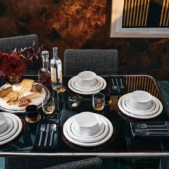 Inge White Dinner Plate 9 Inge White Dinner Plate -Cb2 CB2HOL22 05B V1