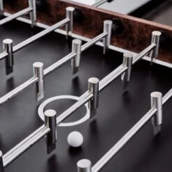 Burl Wood Foosball Table -Cb2 CB2HOL22 07C 582 detail