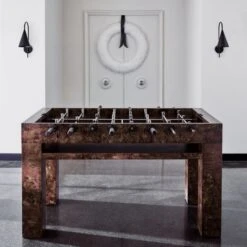 Burl Wood Foosball Table -Cb2 CB2HOL22 07C hero 1