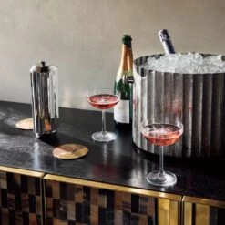 Milano Stainless Steel Champagne Bucket -Cb2 CB2HOL22 11B hero