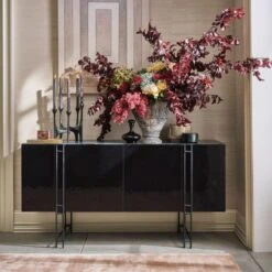 Nero Black Marble Credenza -Cb2 CB2HOL22 27D