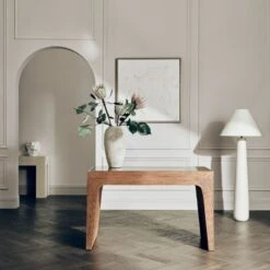 Polar White Cement Floor Lamp -Cb2 CB2SP22 32A V1 1