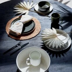 Drift White Serving Bowl With Reactive Glaze 9 Drift White Serving Bowl With Reactive Glaze -Cb2 CB2SP22 39C V1 RET 2