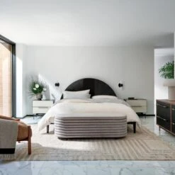 Oberlin 4-Drawer Black Leather And Wood Dresser 13 Oberlin 4-Drawer Black Leather And Wood Dresser -Cb2 CB2SP22 41A