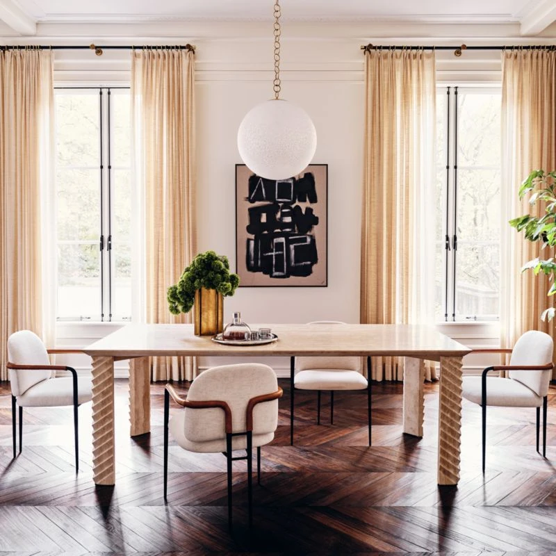 Avont Upholstered Metal Dining Armchair 5 Avont Upholstered Metal Dining Armchair - Image 3