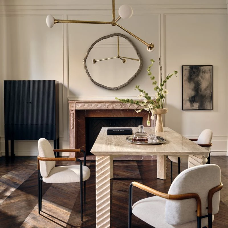 Avont Upholstered Metal Dining Armchair 6 Avont Upholstered Metal Dining Armchair - Image 4