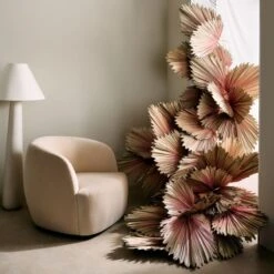 Polar White Cement Floor Lamp -Cb2 CB2SP23 13A V2