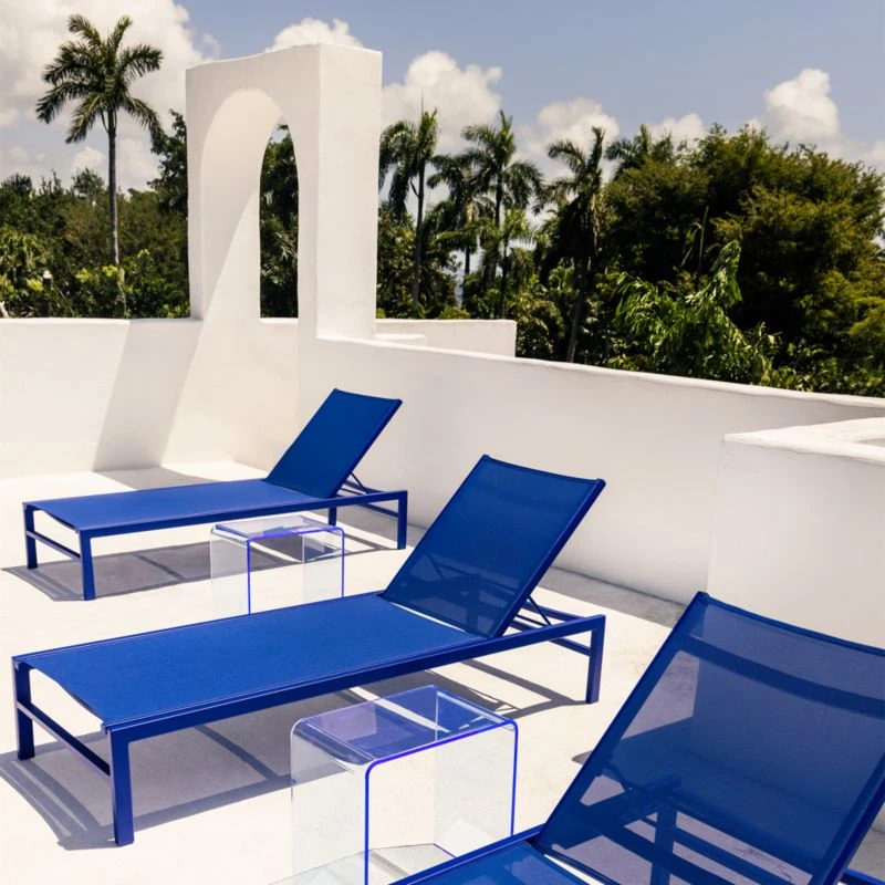 Idle Cobalt Sun Lounger 4 Idle Cobalt Sun Lounger - Image 2