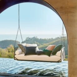 Waverly Dark Grey Outdoor Throw Pillow 23" -Cb2 CB2SU23 17B V1 RET 1