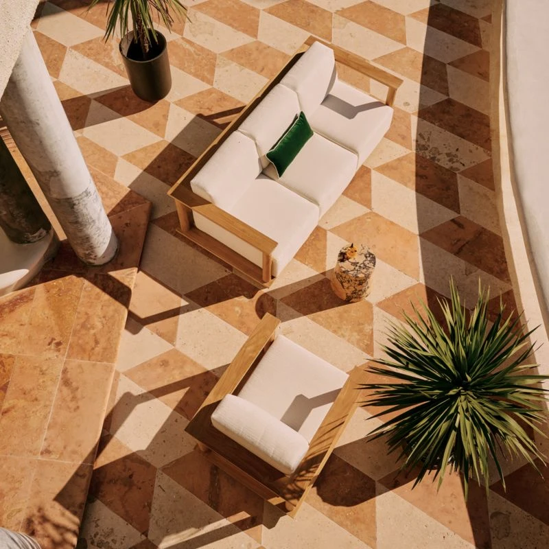 La Paloma Marble Outdoor Side Table 6 La Paloma Marble Outdoor Side Table - Image 4