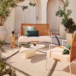 Waverly Dark Green Outdoor Throw Pillow 20''x12'' -Cb2 CB2SU23 RC 04B HERO V2 2