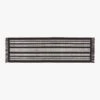 Calia Black And White Striped Runner Rug 2.5'x8' -Cb2 CaliaStpBkNWtRunner2p5x8SSF22