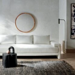 Leno Black And Natural Handwoven Jute Area Rug 5'x8' 15 Leno Black And Natural Handwoven Jute Area Rug 5'x8' -Cb2 CamdenWhiteSofaAG20 1x1