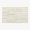 Camilia Patchwork Hide Ivory Area Rug 5'x8' -Cb2 CamiliaIvoryHideRug5x8SSF22