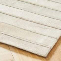 Camilia Patchwork Hide Ivory Area Rug 5'x8' -Cb2 CamiliaIvoryHideRug8x10AVSHF22