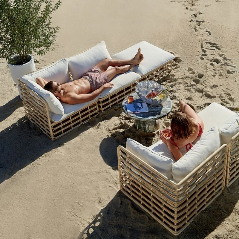 Cana Outdoor Patio Ottoman 4 Cana Outdoor Patio Ottoman - Image 2