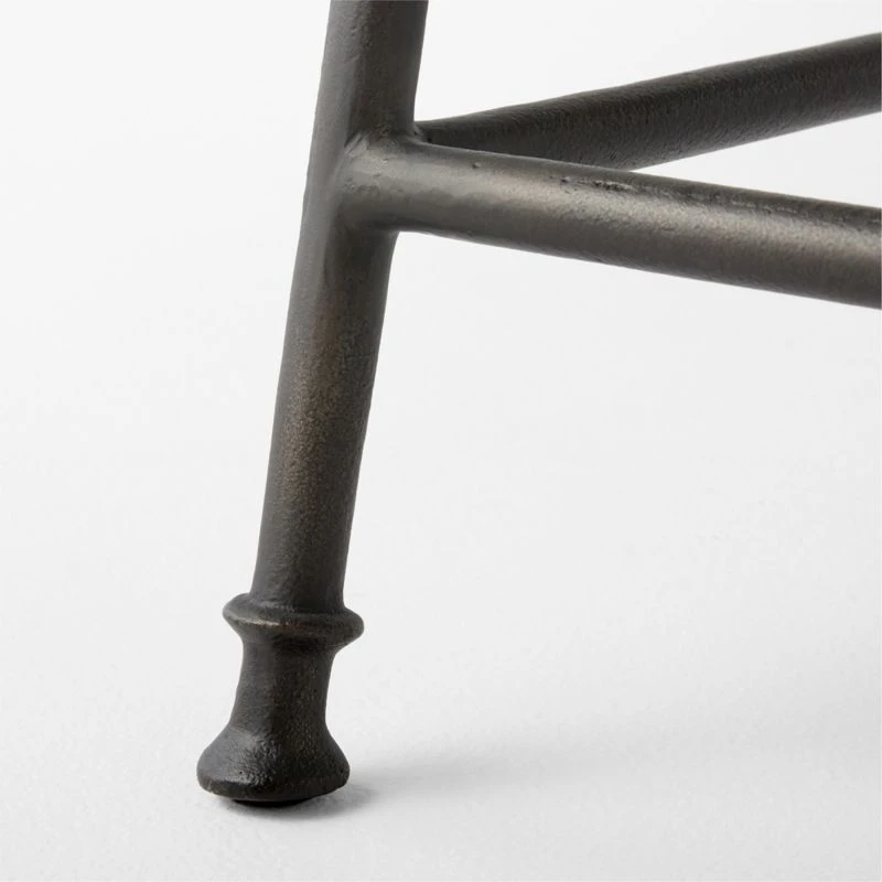 Canova Metal Outdoor Dining Chair With Ivory Sunbrella® Cushion 10 Canova Metal Outdoor Dining Chair With Ivory Sunbrella® Cushion - Image 8