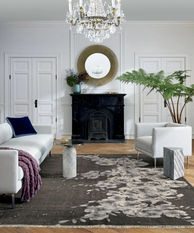 Martini Side Table With White Marble Base 6 Martini Side Table With White Marble Base - Image 5