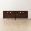 Carbon Brown Burl Wood Media Console -Cb2 CarbonBnBrlWdMdCredenzaSHF22