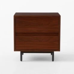 Cardiff 2-Drawer Wood Nightstand -Cb2 CardiffNightstandSOSSS23