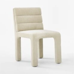 Castell Cream Channel Tufted Dining Chair 12 Castell Cream Channel Tufted Dining Chair -Cb2 CastellTftdDiningChrSsm3QSSF22