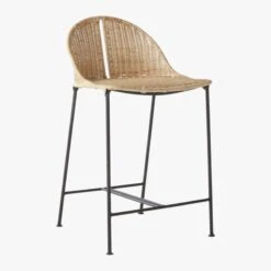 Cesta Rattan Counter Stool -Cb2 Cesta24inCounterStool3QS20