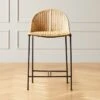 Cesta Rattan Counter Stool -Cb2 Cesta24inCounterStoolSHS20 1x1
