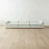 Chale 3-Piece Ivory White Boucle Sectional Sofa -Cb2 Chale3PcCreamBclSectSHS23