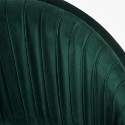 Channel Green Velvet Office Chair -Cb2 ChannelGrnVlvtOffcChairAVF19