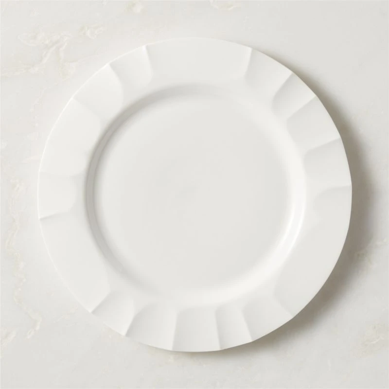 Chert White Porcelain Dinner Plate 3 Chert White Porcelain Dinner Plate