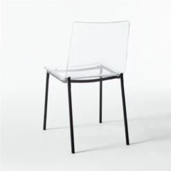 Chiaro Clear Chair Black -Cb2 ChiaroBlackChair3QBF20