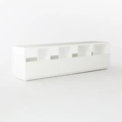 Chill High-Gloss White Media Console 80'' 14 Chill High-Gloss White Media Console 80'' -Cb2 ChillMediaConsoleLarge3QSSS21