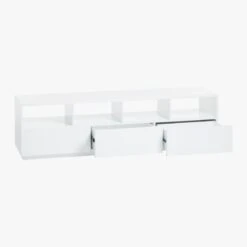 Chill High-Gloss White Media Console 80'' 15 Chill High-Gloss White Media Console 80'' -Cb2 ChillMediaConsoleLgAV2F17
