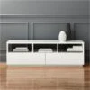 Chill High-Gloss White Media Console 60'' -Cb2 ChillMediaConsoleSHS16 1x1