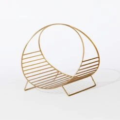 Chord Antique Brass Log Holder -Cb2 ChordLogHolderAntqBrassF20