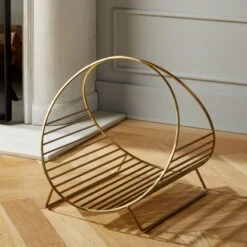 Chord Antique Brass Log Holder -Cb2 ChordLogHolderAntqBrassROF20