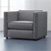 Club Fabric Lounge Chair 1 Club Fabric Lounge Chair -Cb2 ClubChairTaylorGreySHS16 1x1